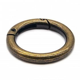 Карабин-кольцо 25мм (35*35мм) металл
