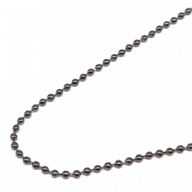 Цепочка шариковая, металл 2 мм*91,4 м, черное серебро