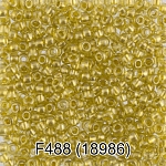(18986) Бисер металлик 10/0, круг.отв., 50г, Preciosa
