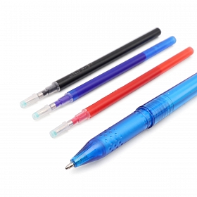 410109 Ручка для ткани термоисчезающая, с набором стержней, цвет белый,розовый,чёрный,синий Hobby&Pro