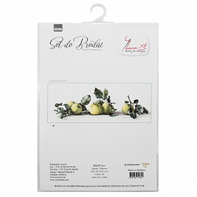 B2259 Набор для вышивания 'Натюрморт с яблоками' 49,5*16,5см, Luca-S