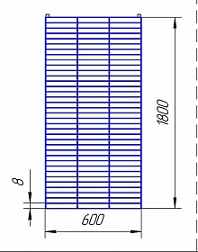 Сетка-эк. панель для крючков 600*1800 б/у