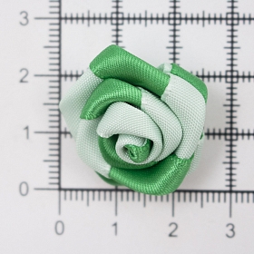 Цветы пришивные двухцветные 'Роза' 2,5 см