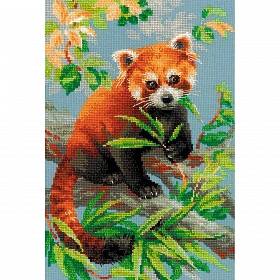 1627 Набор для вышивания Риолис 'Подушка/панно 'Красная панда' 21*30см