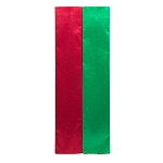 Бумага креповая упаковочная металлик, 50*200 см, 2 цвета, 'Красно-зеленый', Astra&Craft