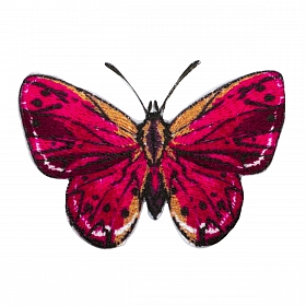 924363 Термоаппликация Бабочка, самоклеящаяся/приутюживаемая, розовый цв. 1шт. Prym