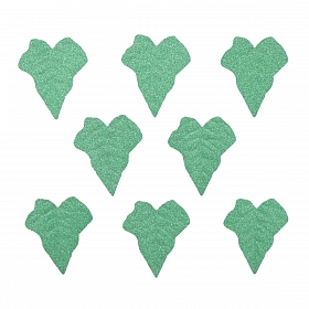 YX15-118 Бумажные листья с блестками, 4,5*4 см, упак./8 шт., Astra&Craft
