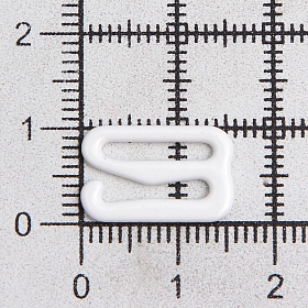 ГВ1009 Крючок 12 мм металл/эмаль, 20 шт/упак, белый