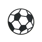 Термоаппликация 'Футбольный мяч', большой, 7см, Hobby&Pro