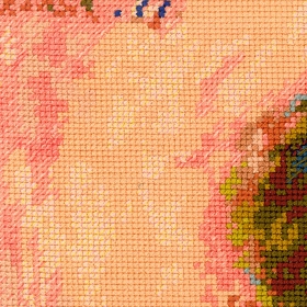 1439 Набор для вышивания Риолис по мотивам картины Пьера Огюста Ренуара 'Портрет Жанны Самари', 30*38 см