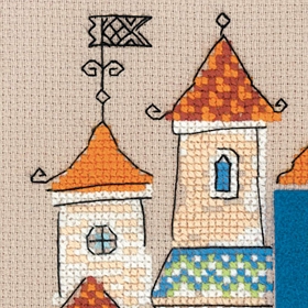 1580 Набор для вышивания Риолис 'Панно для фотографии 'Замок принцессы', 30*30 см