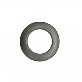 Люверс шторный круглый d-35мм К1 с классич. замком пластик, 06 матовый черный никель, Belladonna