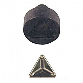 159023 Пуансон для кнопки 5/18мм (S-образная) 'Треугольник' 18мм (A) 59023 и пр., металл BIG