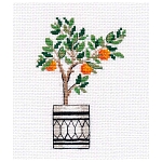 1487 Набор для вышивания ОВЕН 'Апельсиновое дерево' 7*11см