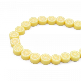 Бусины из полимерной глины 'Лимон', 50 (+/- 3)шт/упак, Astra&Craft