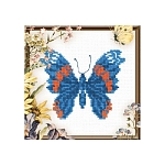 339 Набор для вышивания РС-Студия 'Бабочка синяя' 11*13 см