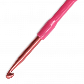 1287 Набор цв. алюм. крючков с пластиковой ручкой 2,5мм-5,0мм.,упак(6шт),Hobby&Pro
