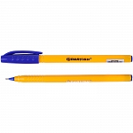 DV-12246 Ручка шар. синяя на масляной основе, корпус жёлтый