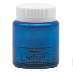 Краска акриловая ArtPearl, синий, 80мл Wizzart
