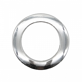 Люверс шторный круглый d-35мм с многоур. замком пластик, 01 серебро