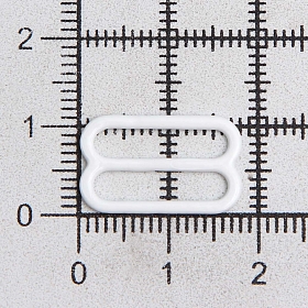 ГВ1008 Рамка-регулятор 15 мм металл/эмаль, 20 шт/упак, белый