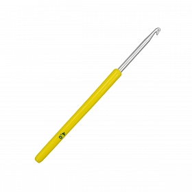 0332-6000 Крючок вязальный с пластиковой ручкой, 4 мм