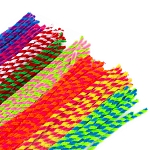 Проволока синельная для творчества 'Спираль двухцветная' 6мм*300мм, 8 цветов, 100шт/упак Astra&Craft