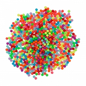 Бусины разноцветные яркие цвета, 6мм, 800шт (+/-5%), Astra&Craft