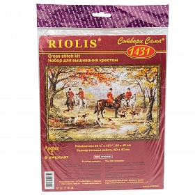 1431 Набор для вышивания Риолис 'Охота на лис', 60*40 см