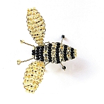 Б026 Набор для бисероплетения Риолис 'Пчела', 3*4 см