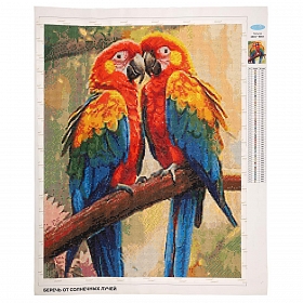 Cr440191 Алмазная мозаика 'Яркие попугаи Ара', 40х50см, Cristyle