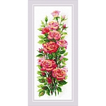 2057 Набор для вышивания Риолис 'Июльские розы' 20*50 см